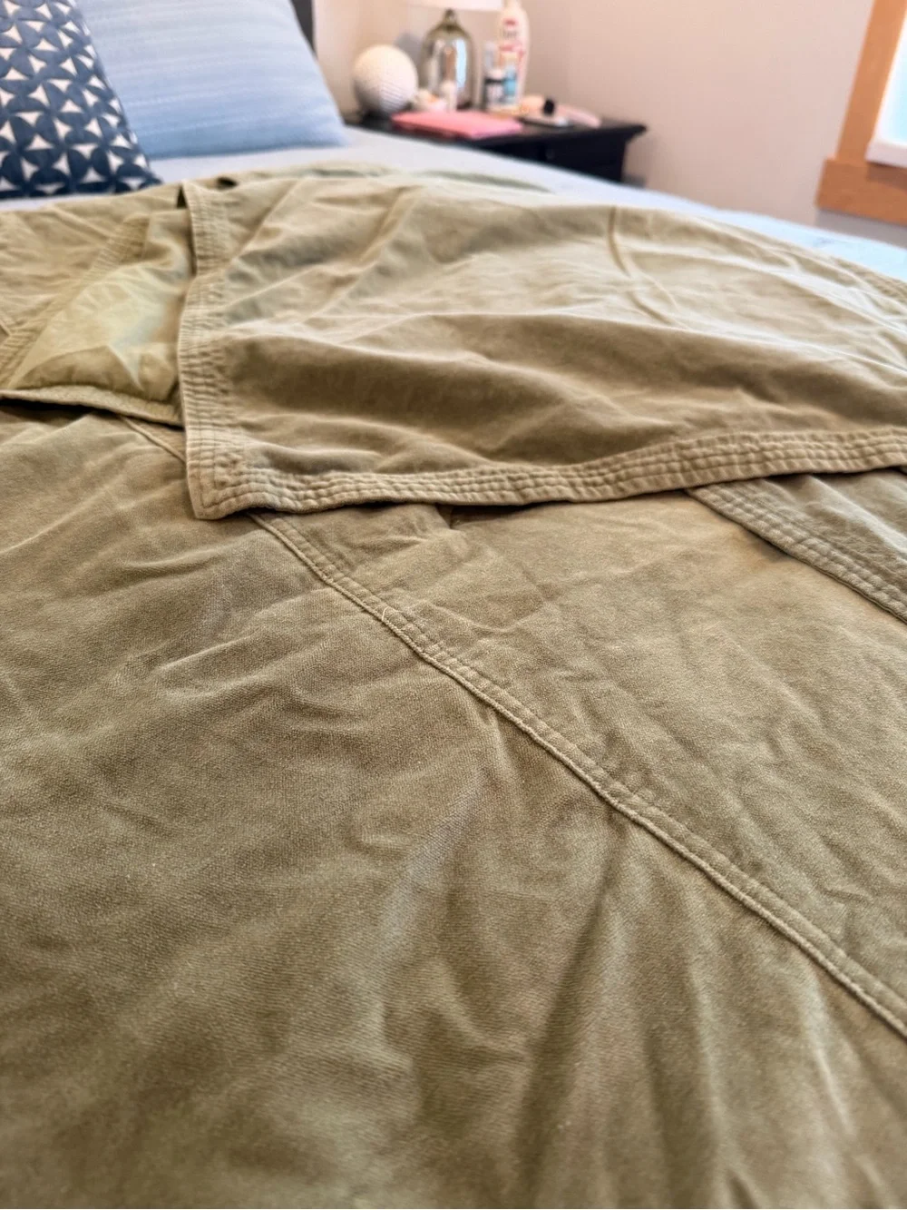 Threshold Olive Green King Comforter/Sham Set - Home Bedding